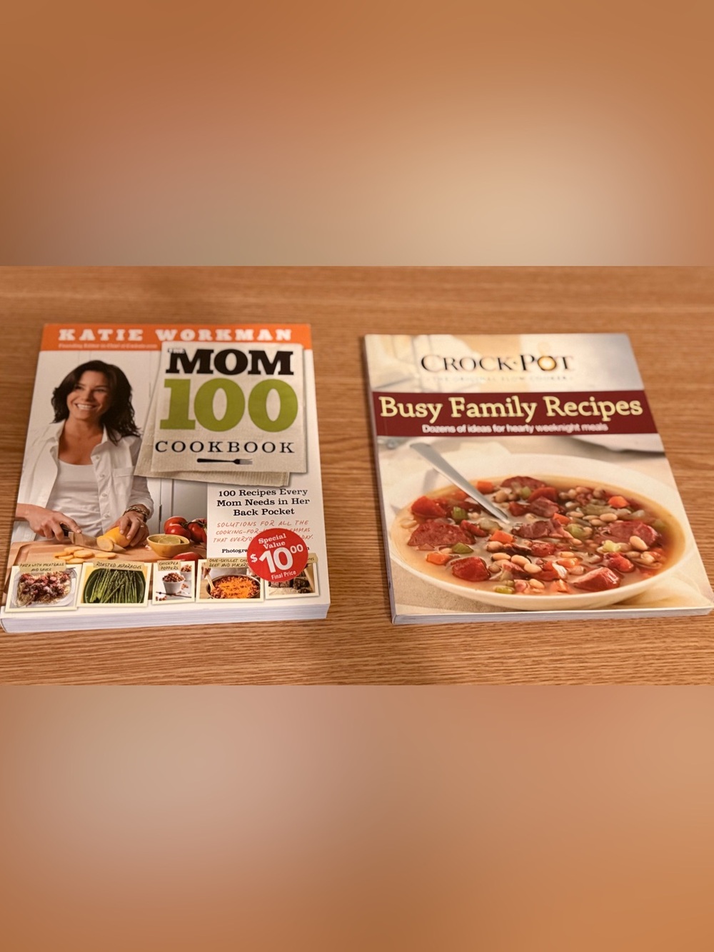 Cookbooks: 'Mom 100' Green & 'Busy Family Recipes'